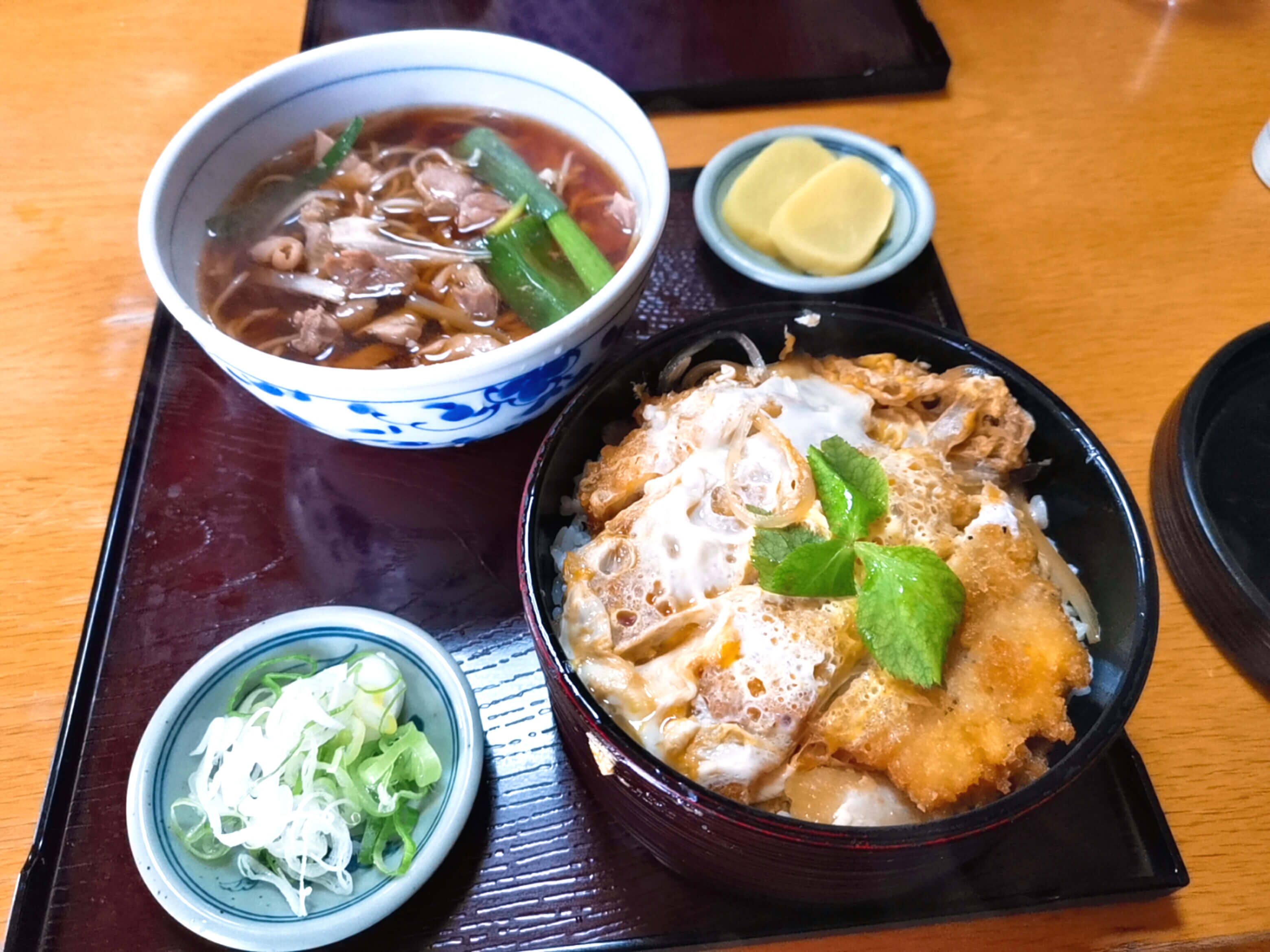 カツ丼蕎麦セット1000円